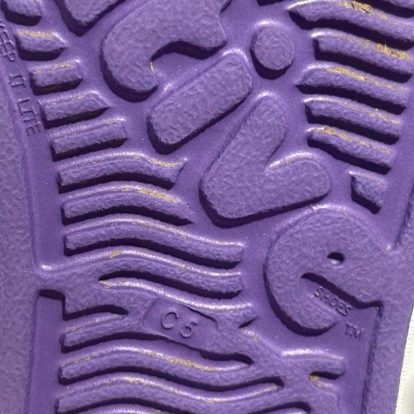 Native Jefferson Shoes purple toddler size 5 - Picture 6 of 7